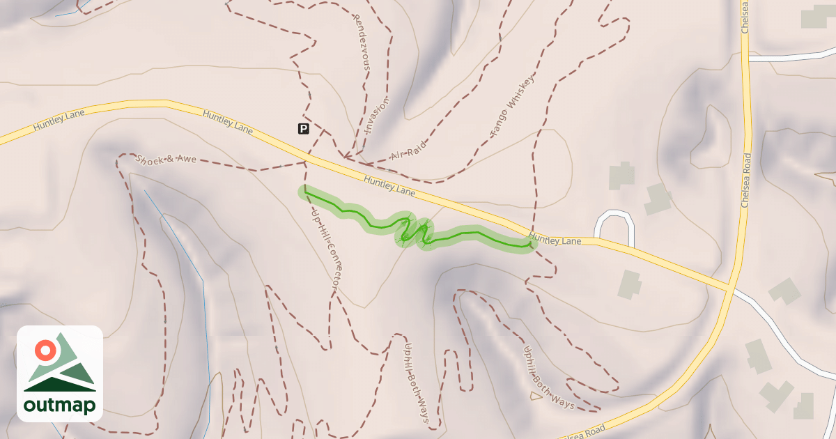 Map of Return Trail-South