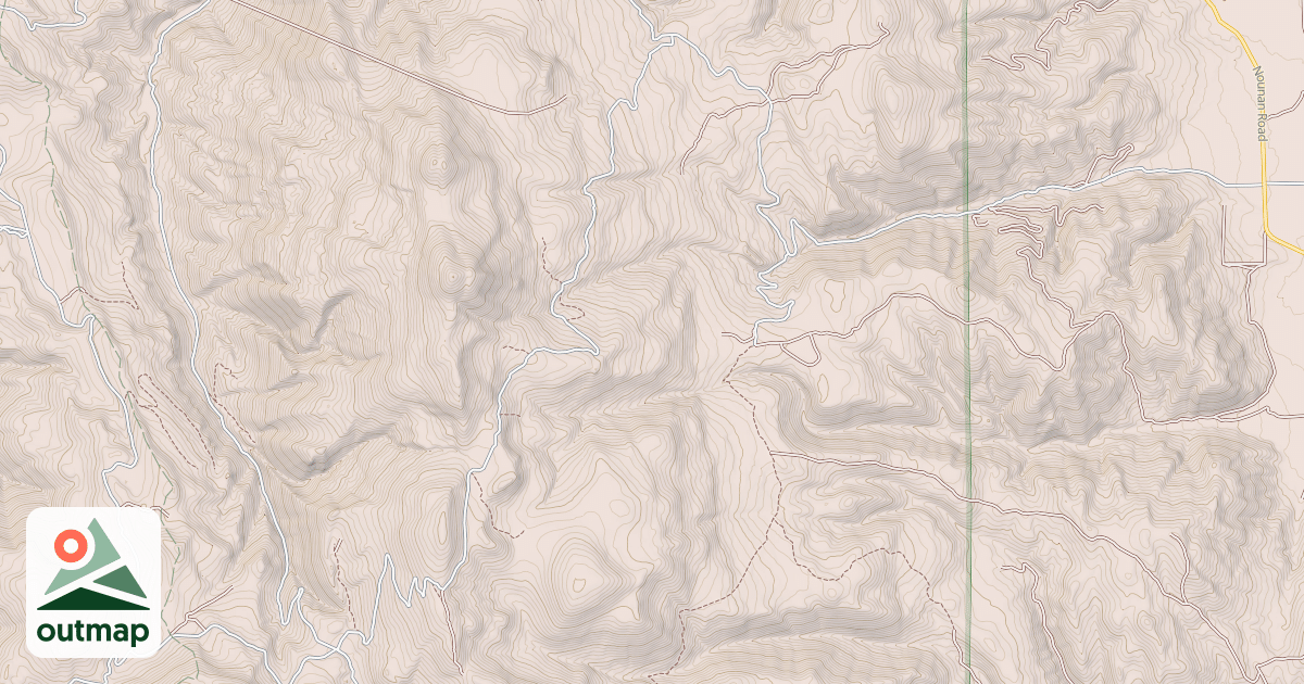 Map of SKINNER CANYON