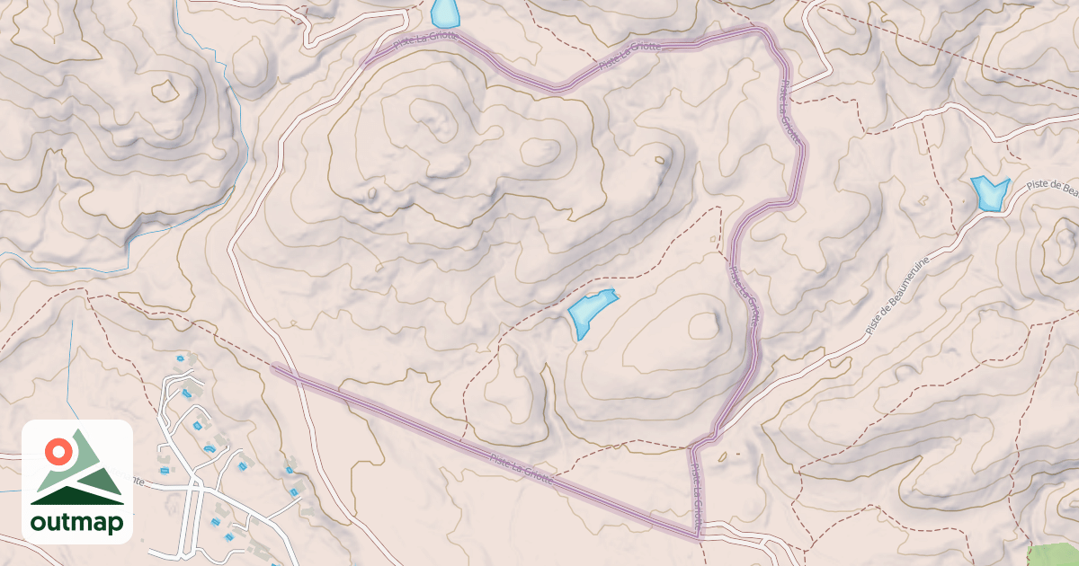Map of Piste La Griotte