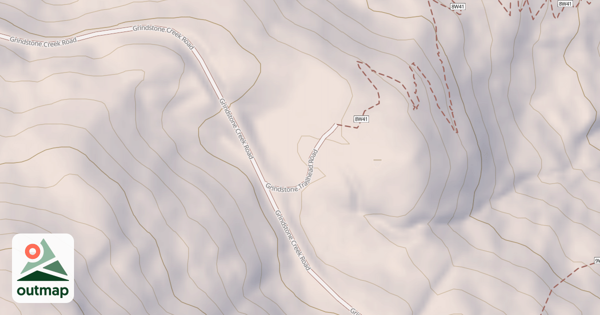 Map of GRINDSTONE TRAILHEAD