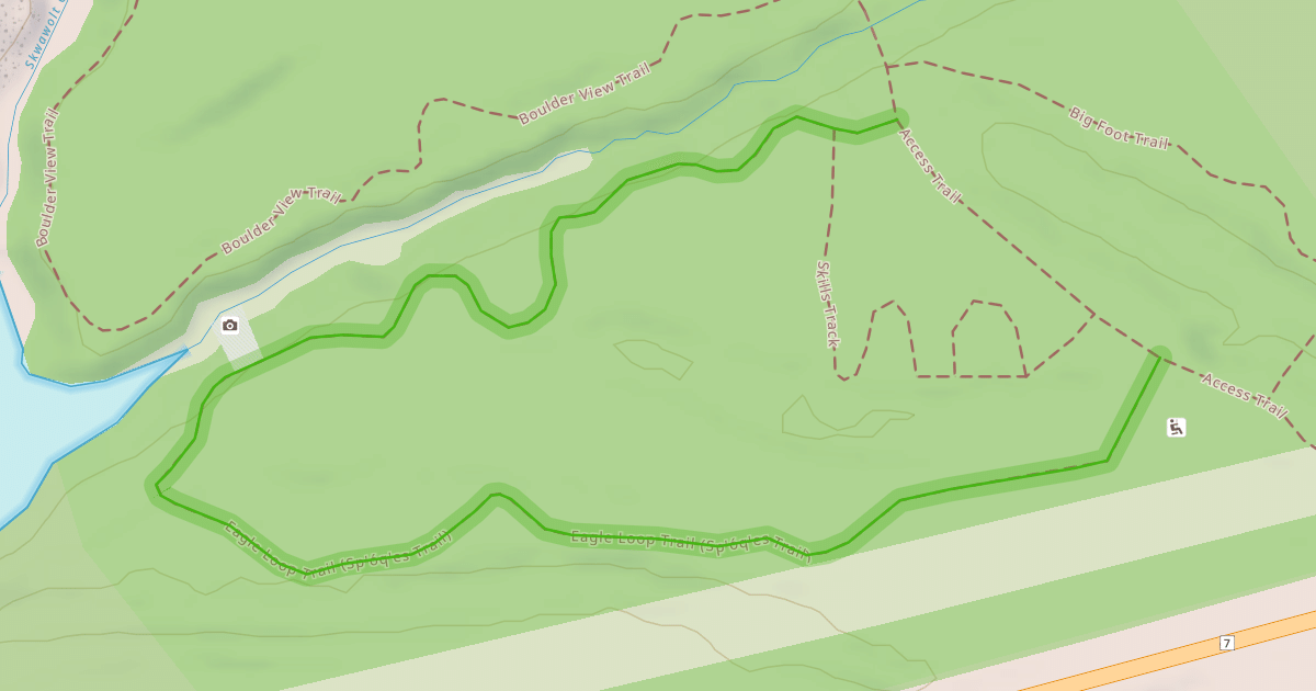 Map preview of Eagle Loop Trail (Sp'óq'es Trail)