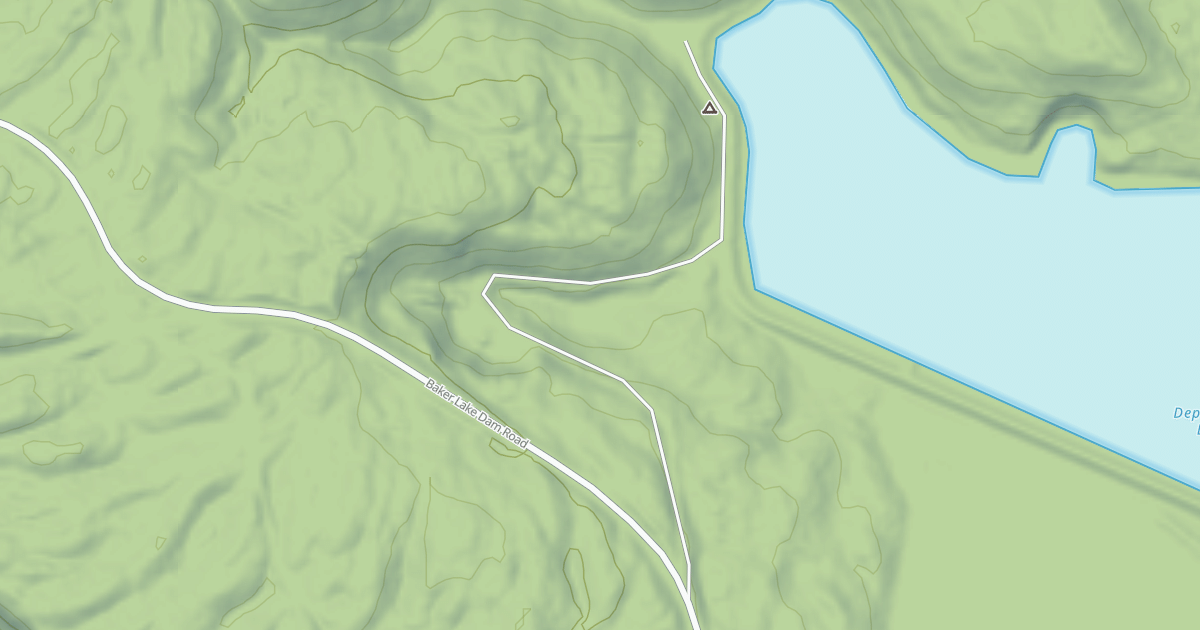 Map preview of DEPRESSION LAKE