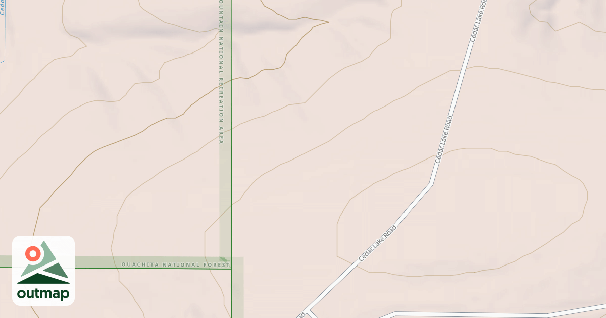 Map of CEDAR SPUR