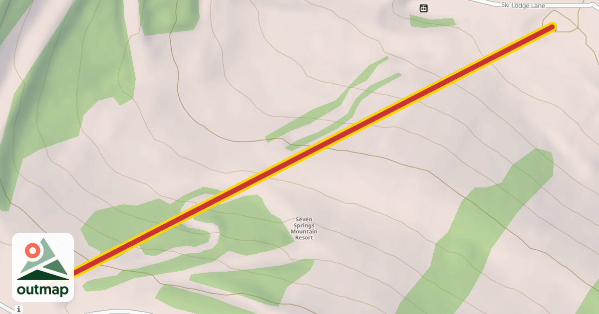 Map of Cortina Lift