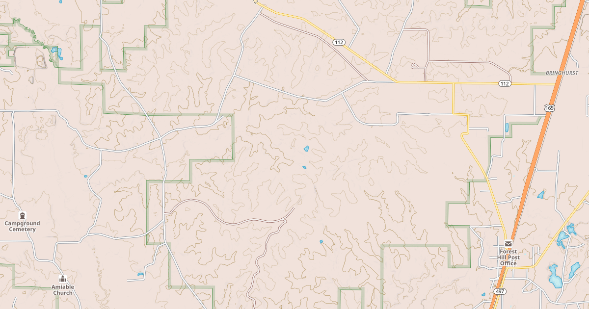 Map preview of CLAIBORNE BOY SCOUT TRAIL