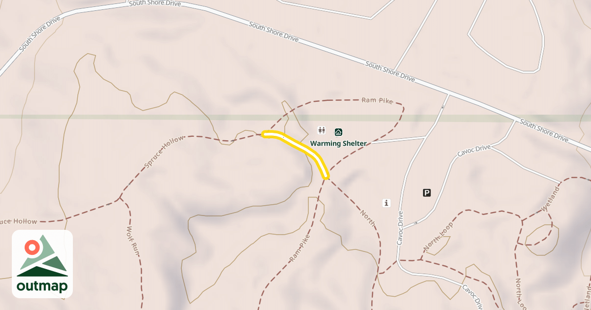 Map of Spruce Hollow