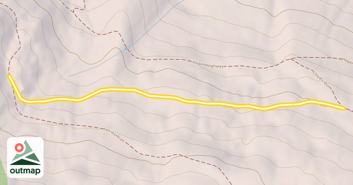 Map of Ferrins Trail