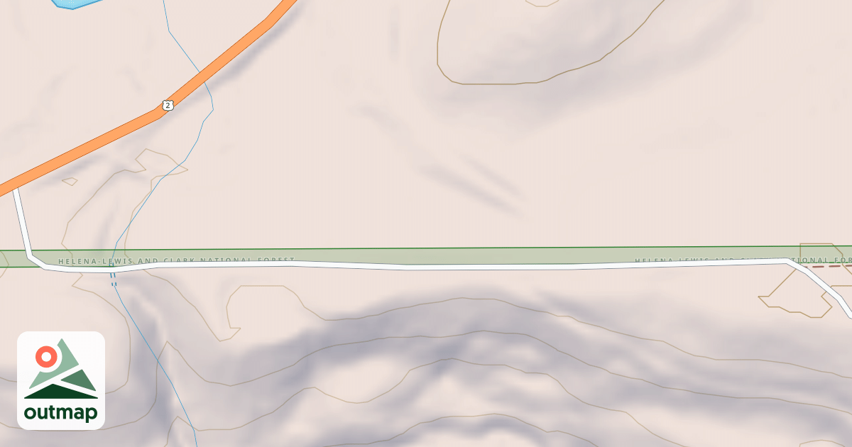 Map of RIDGE ROAD