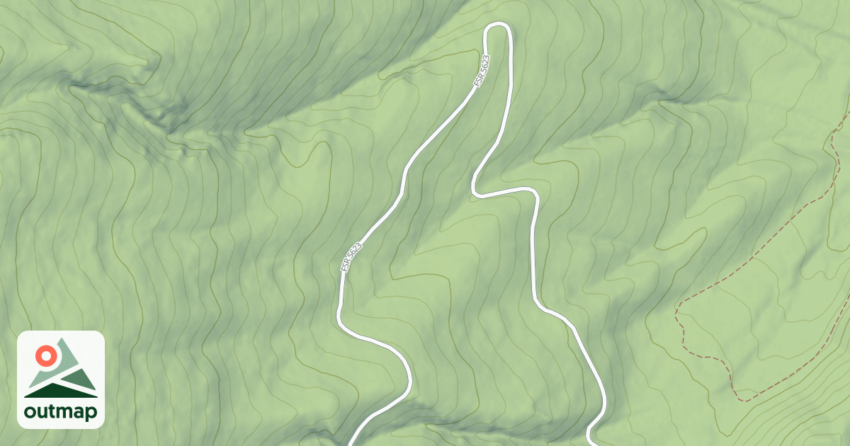 Map of (FDR) SOUTH LICK CREEK