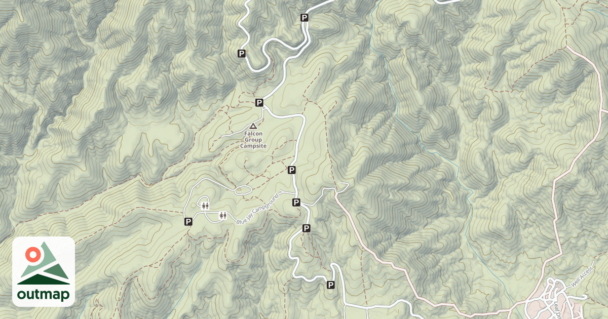 Map of LONG CANYON