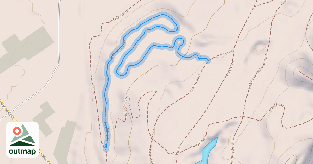 Map of Wynding Woods