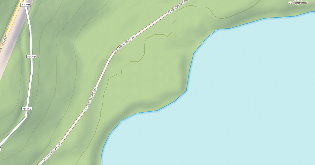 Map preview of USFS National Forest System Roads {1DC8B297-C8AE-4F01-BA6E-9CF8748E9C6F}