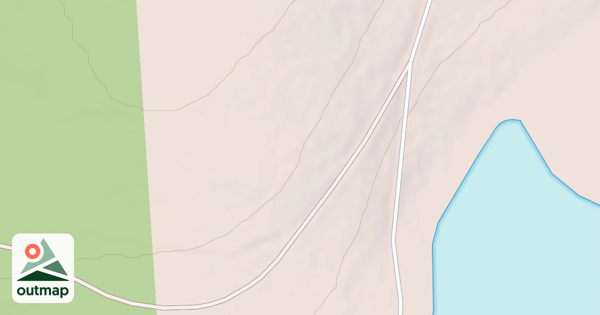 Map of HAZEN FLAT