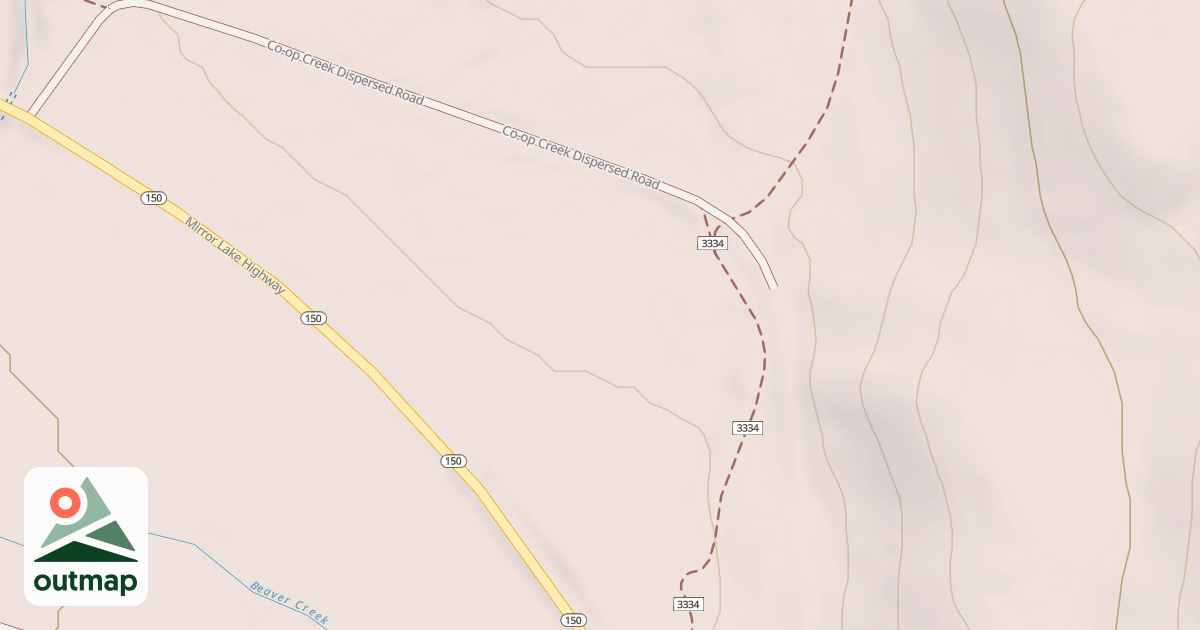 Map of Coop Creek Connector