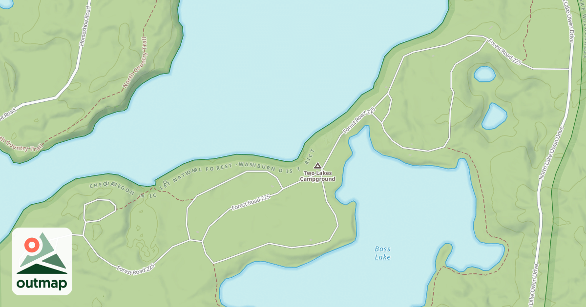 Map of FR 225