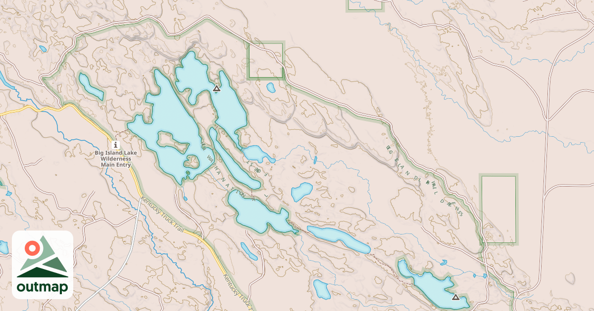 Map of KLONDIKE
