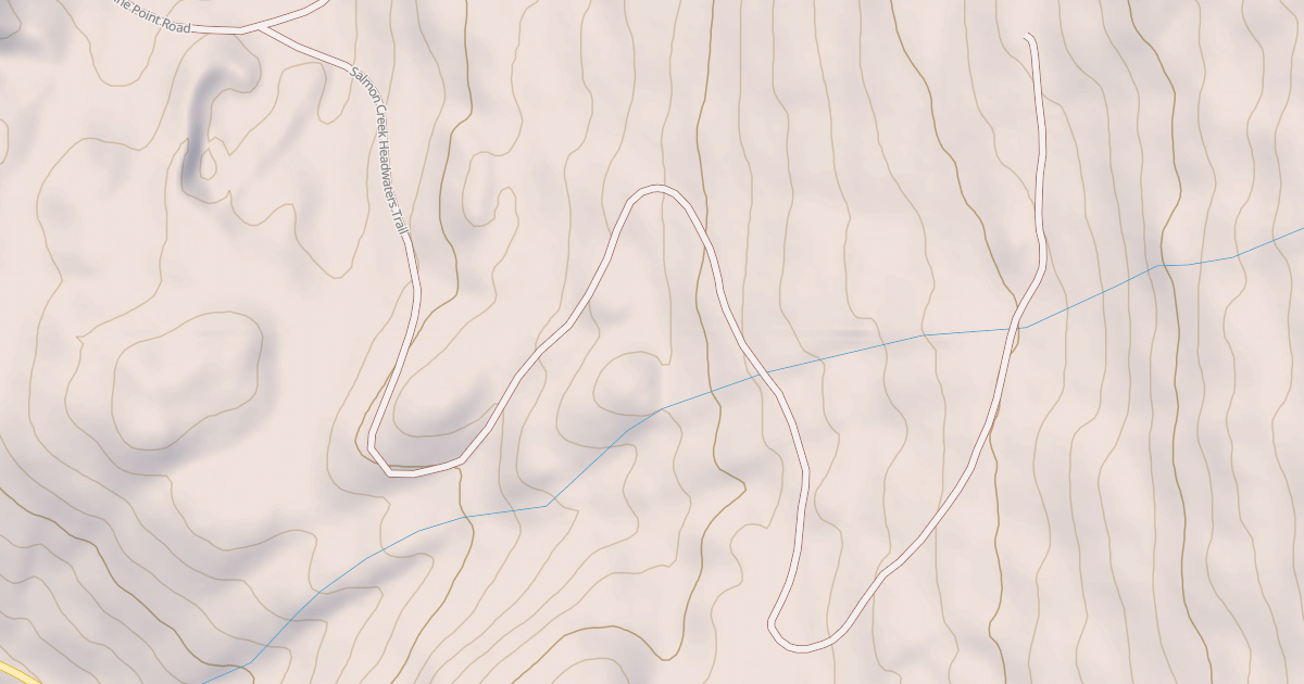 Map preview of Salmon Creek Headwaters