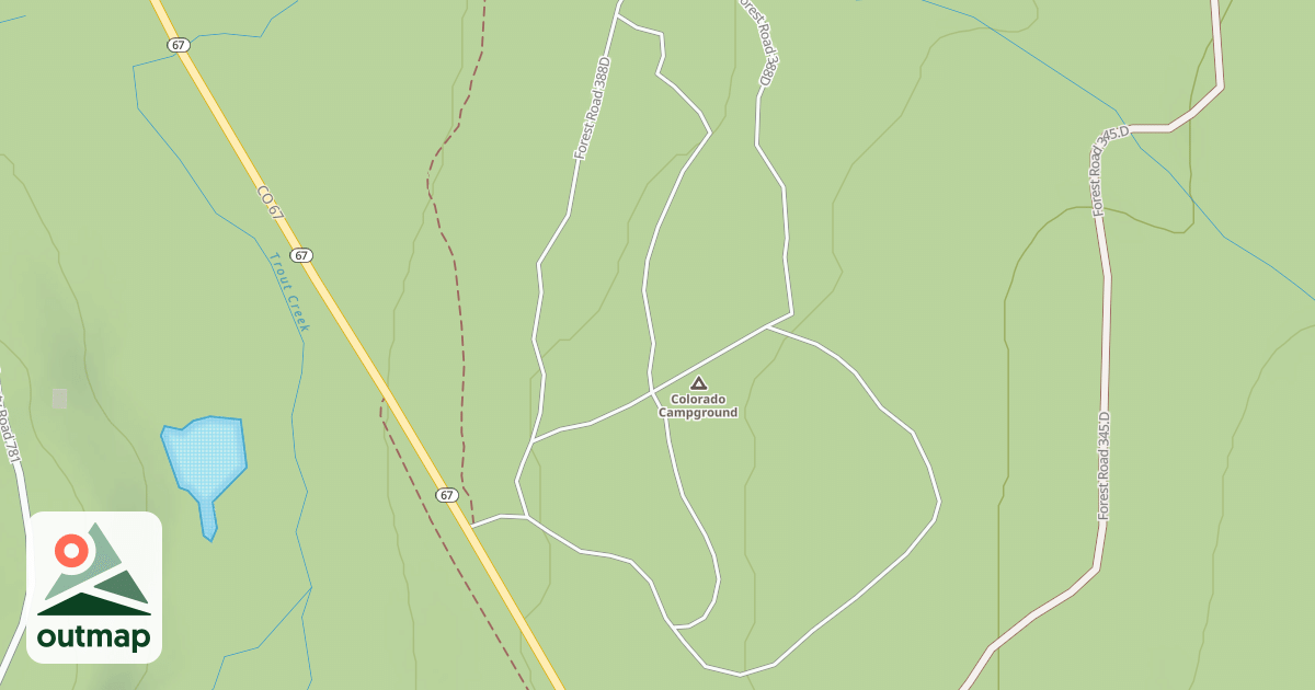 Map of COLORADO CG MIDDLE ROAD