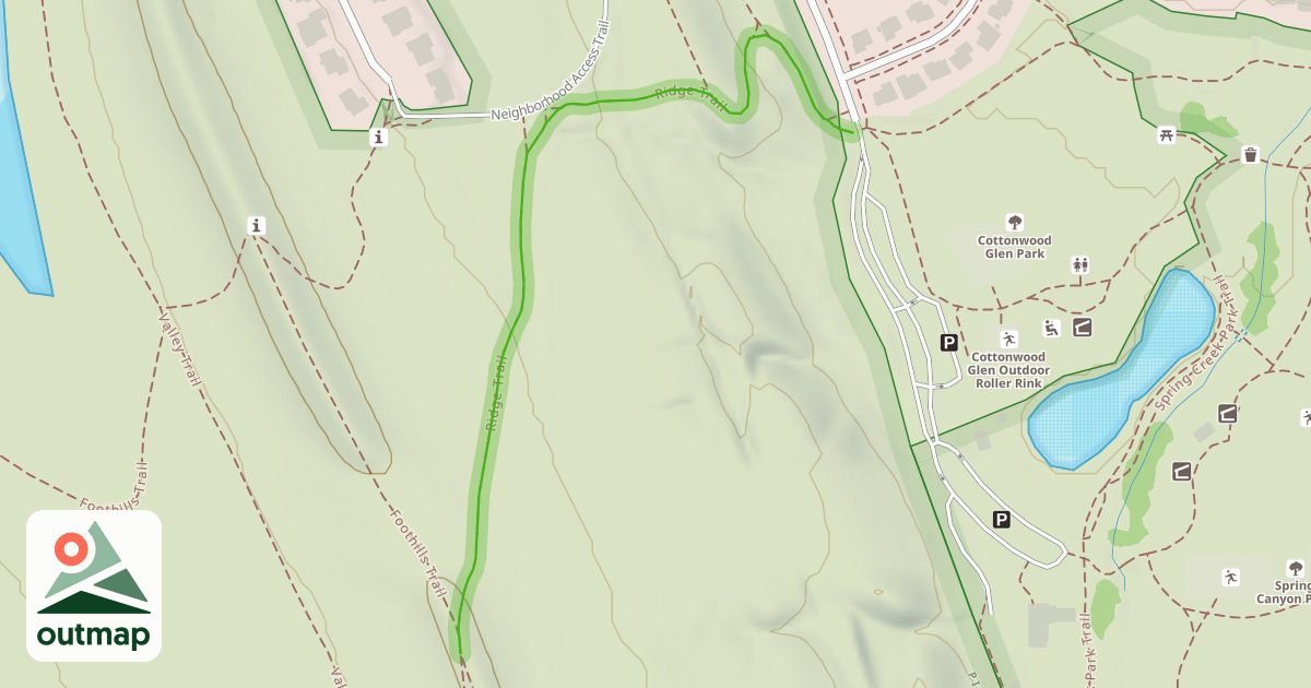 Map of Ridge Trail