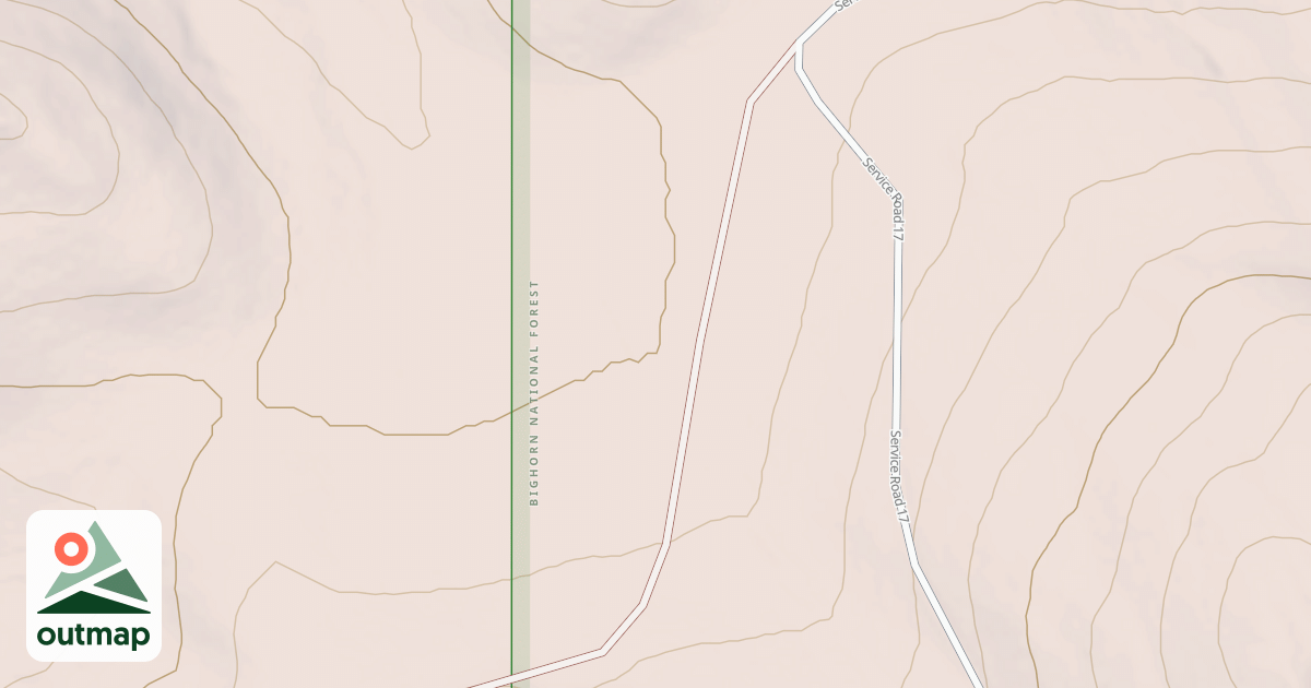 Map of AGATE MINE