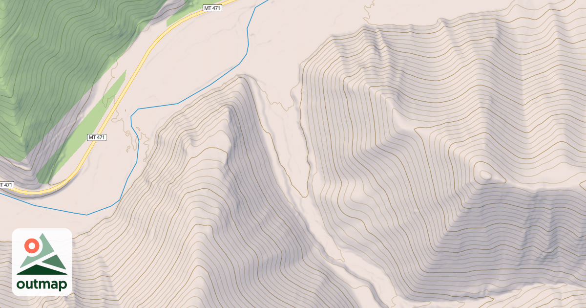 Map of Daisy Creek