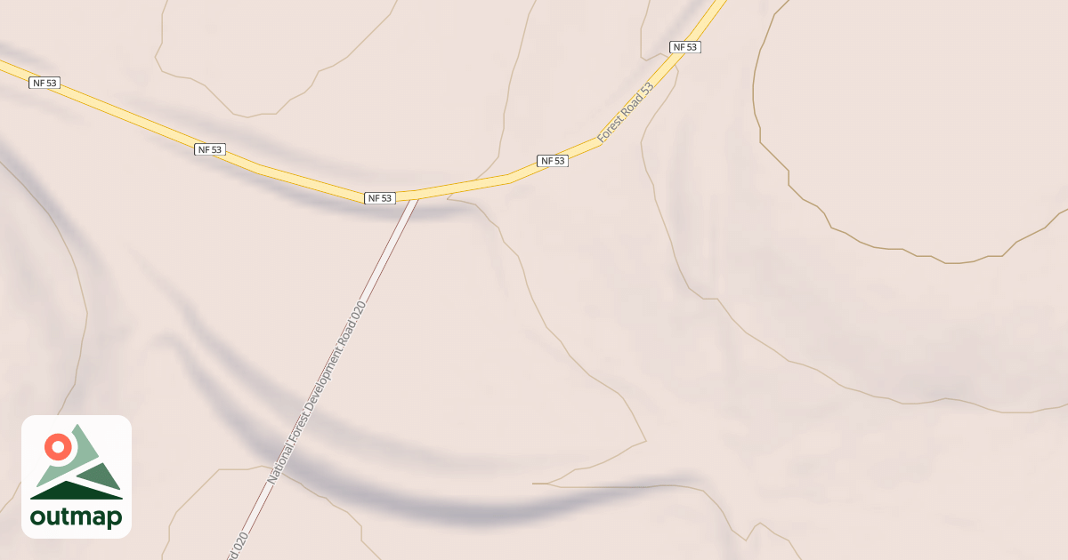 Map of USFS Motor Vehicle Use Map Roads {7D465F7D-0A8A-4A3B-9D70-7AC9511A0333}