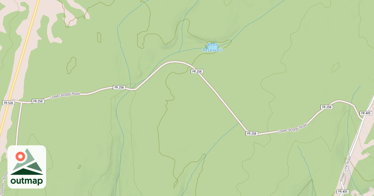 Map of LOWER BOGGY