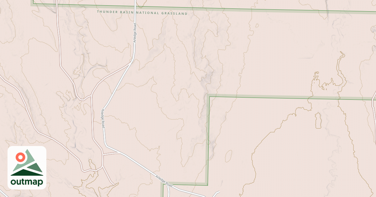 Map of Pumpcreek Trail