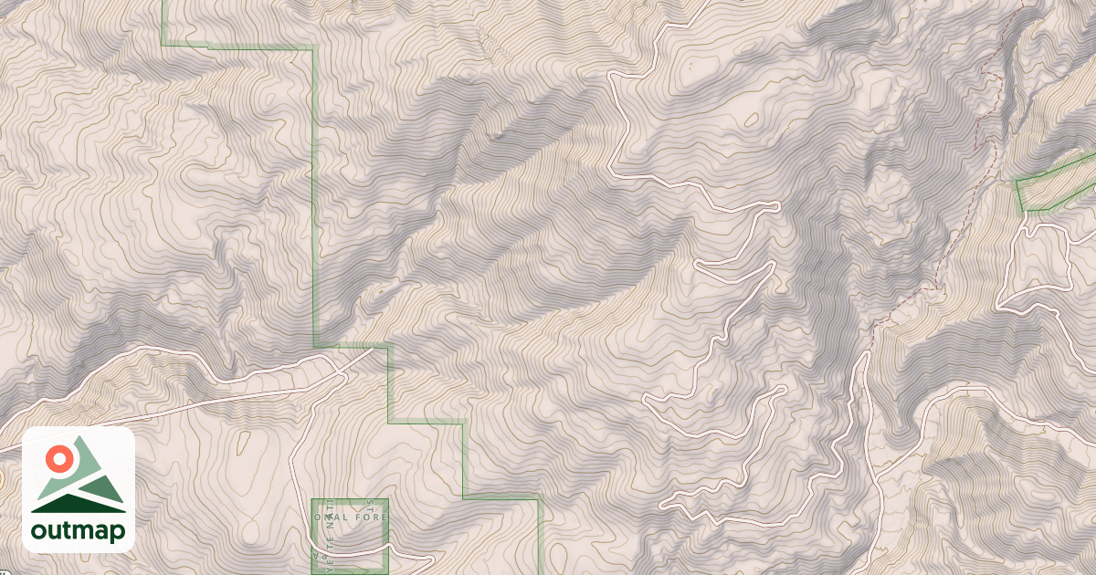Map of CAMP CREEK