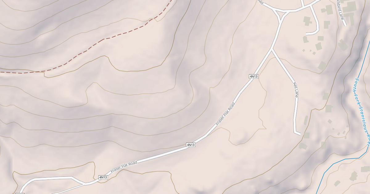 Map preview of FRASER FLAT RD