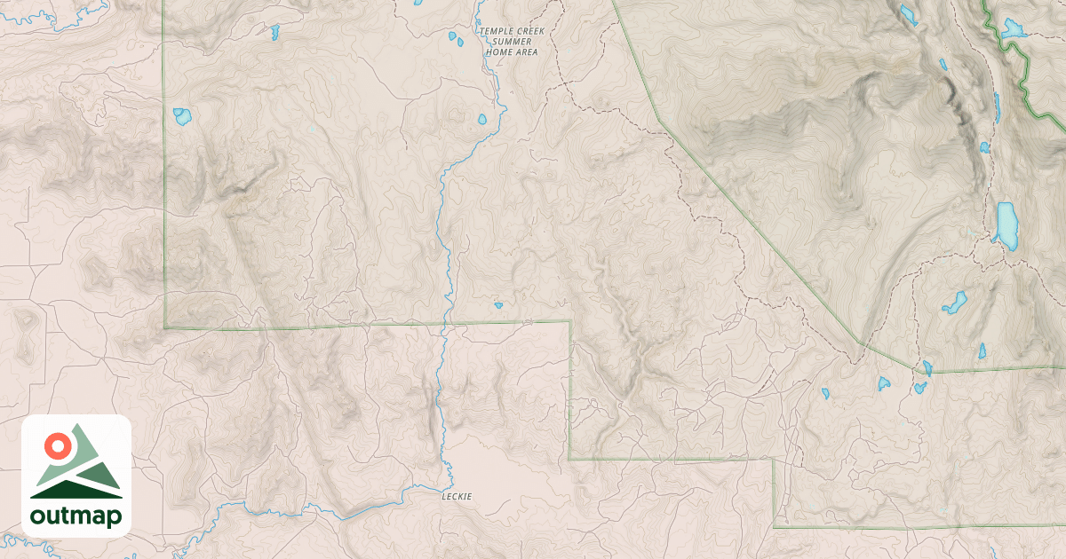 Map of CD SOUTH SNOWMOBILE TRAIL