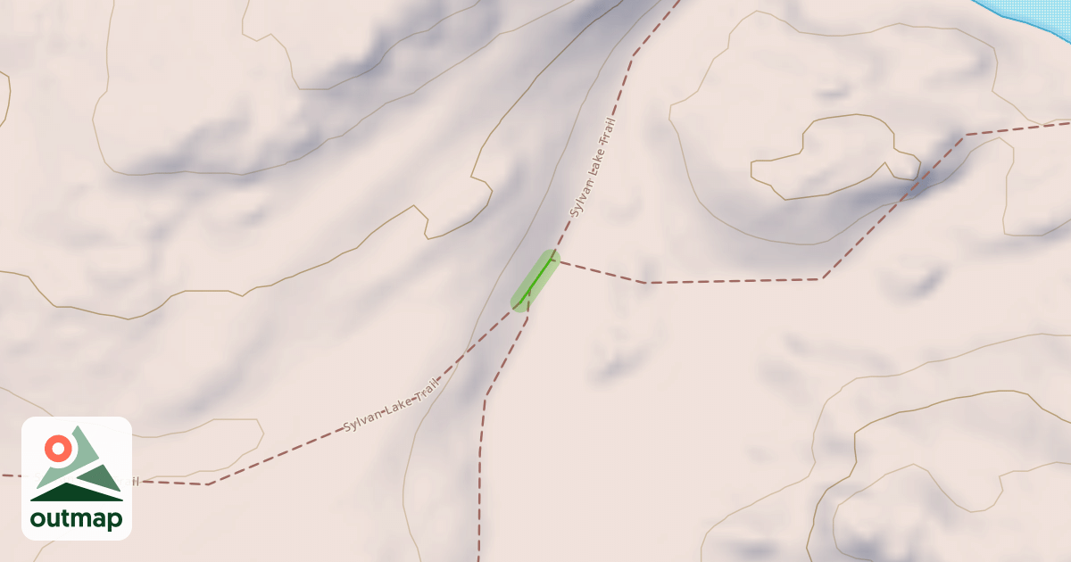 Map of Sylvan Lake Trail