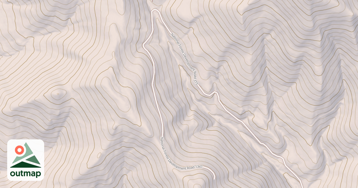 Map of DEER HITT RIDGE