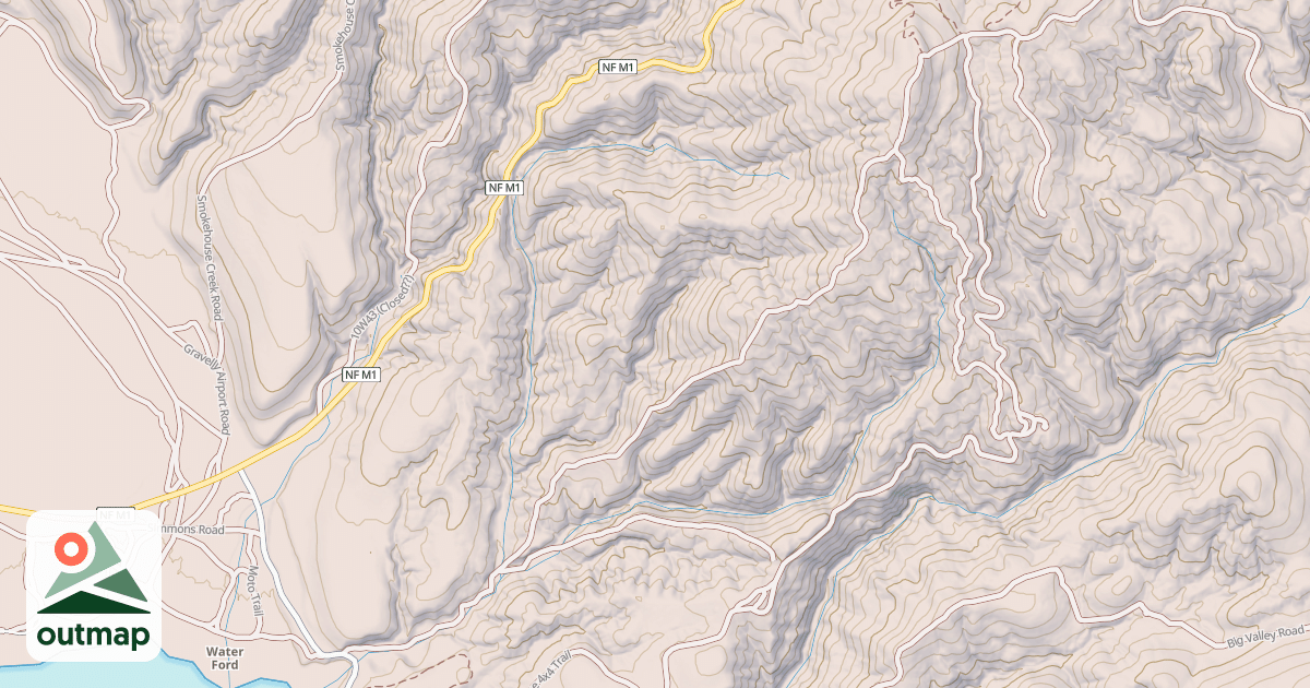 Map of POWDER HOUSE OHV