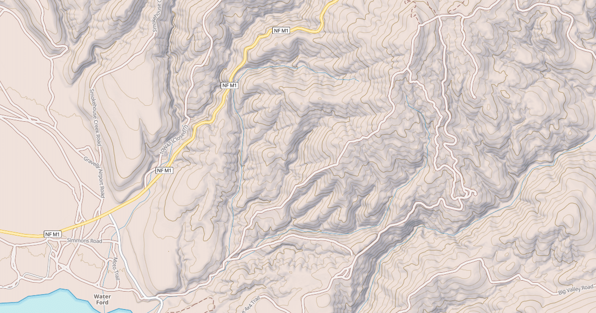 Map preview of POWDER HOUSE OHV