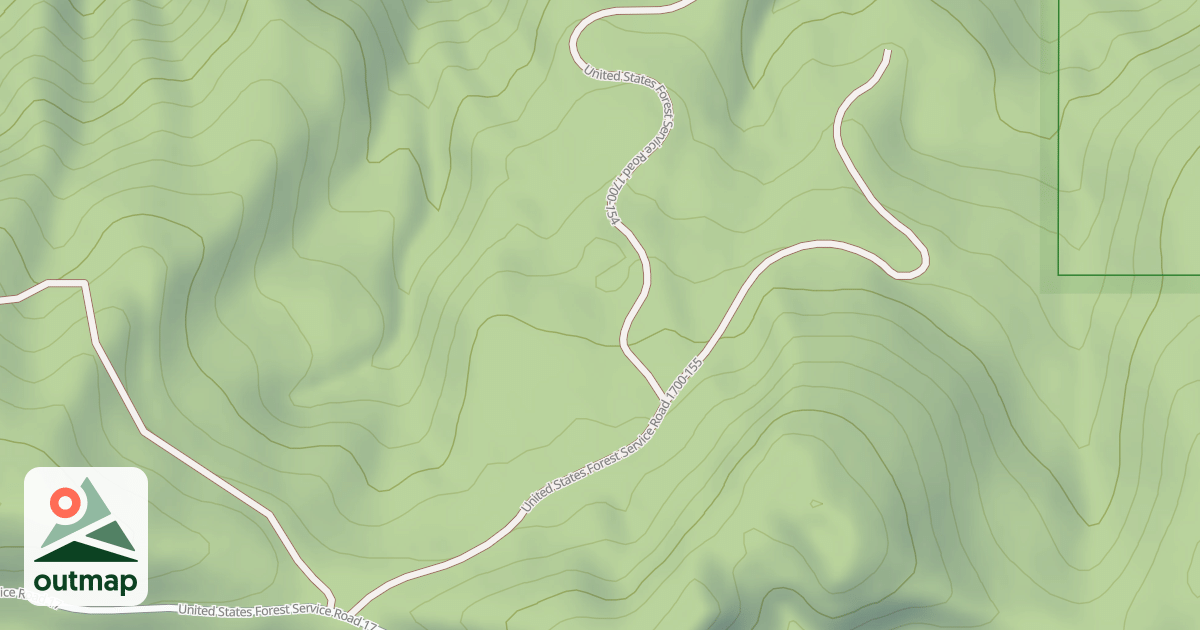 Map of USFS Motor Vehicle Use Map Roads {64001455-2006-474C-8556-BD73CBC0EBBF}