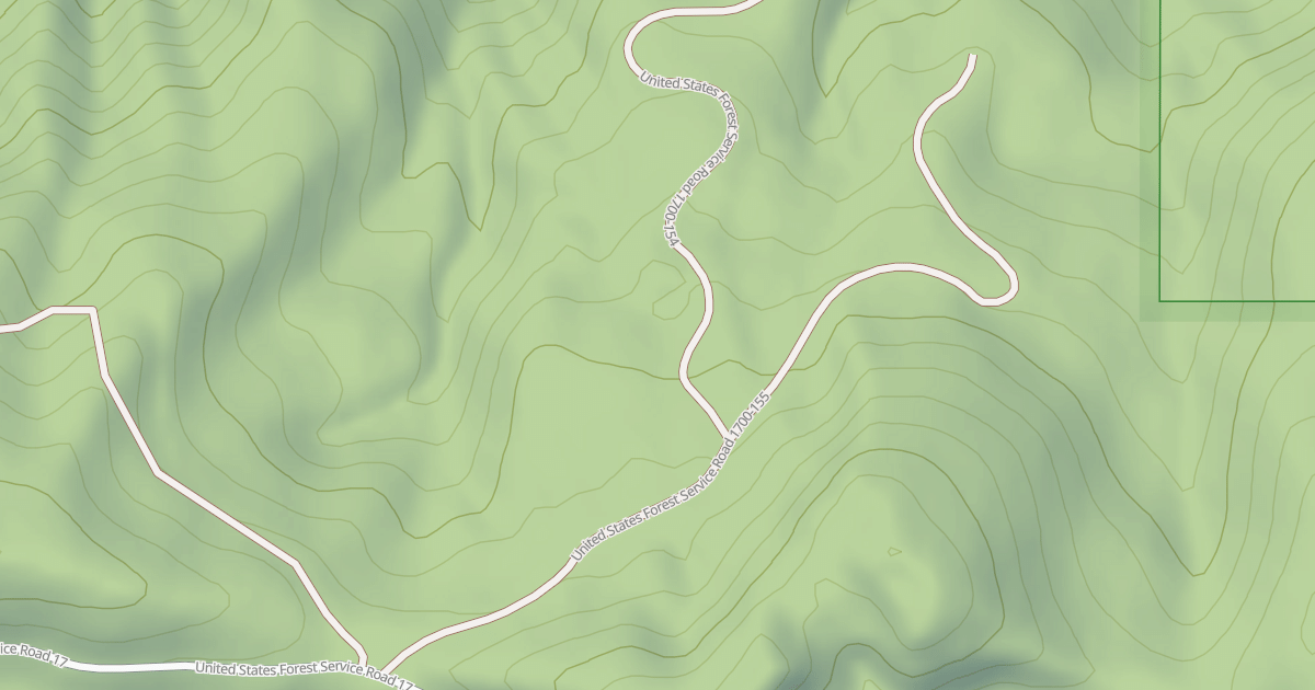 Map preview of USFS Motor Vehicle Use Map Roads {64001455-2006-474C-8556-BD73CBC0EBBF}