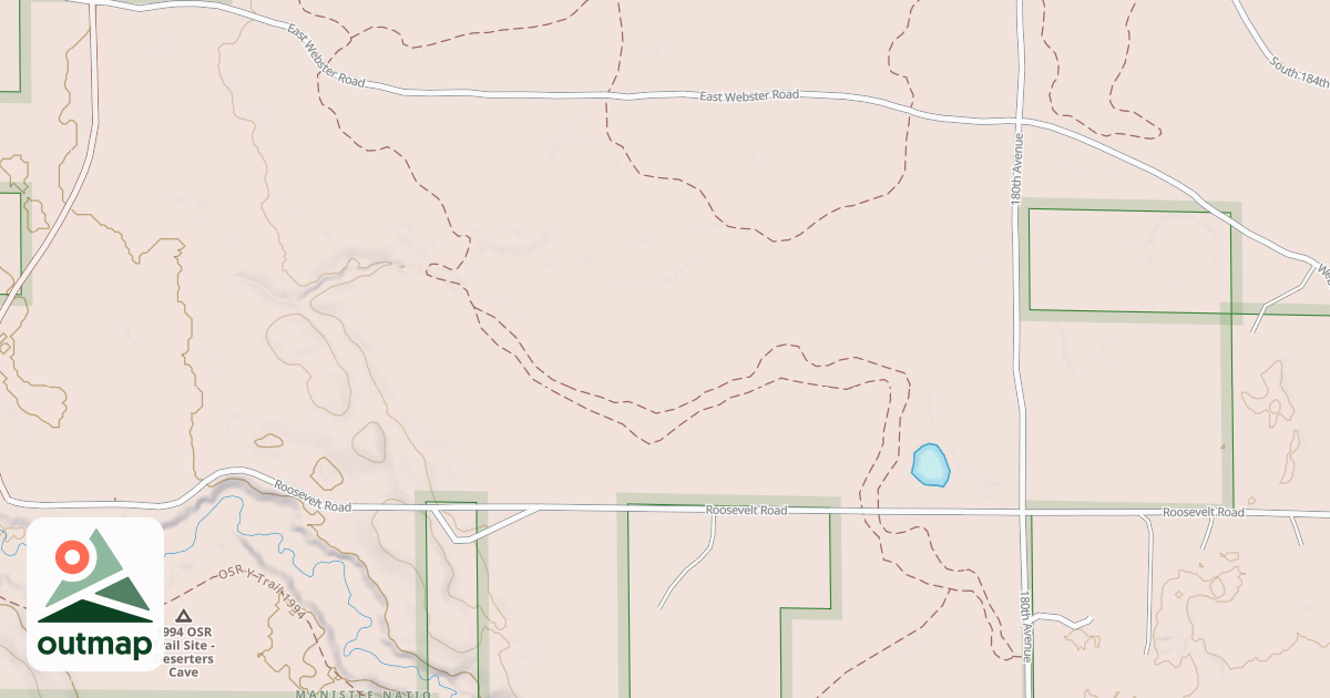 Map of Horseshoe Motorcycle Trail