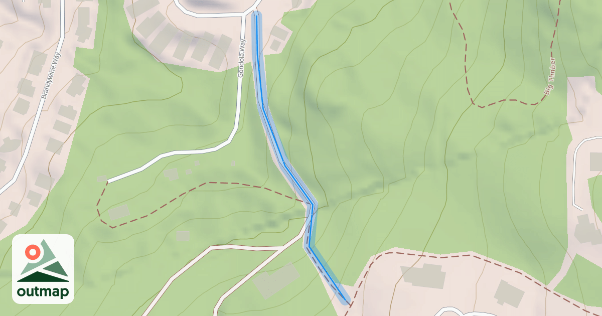 Map of Bear Creek Ski in