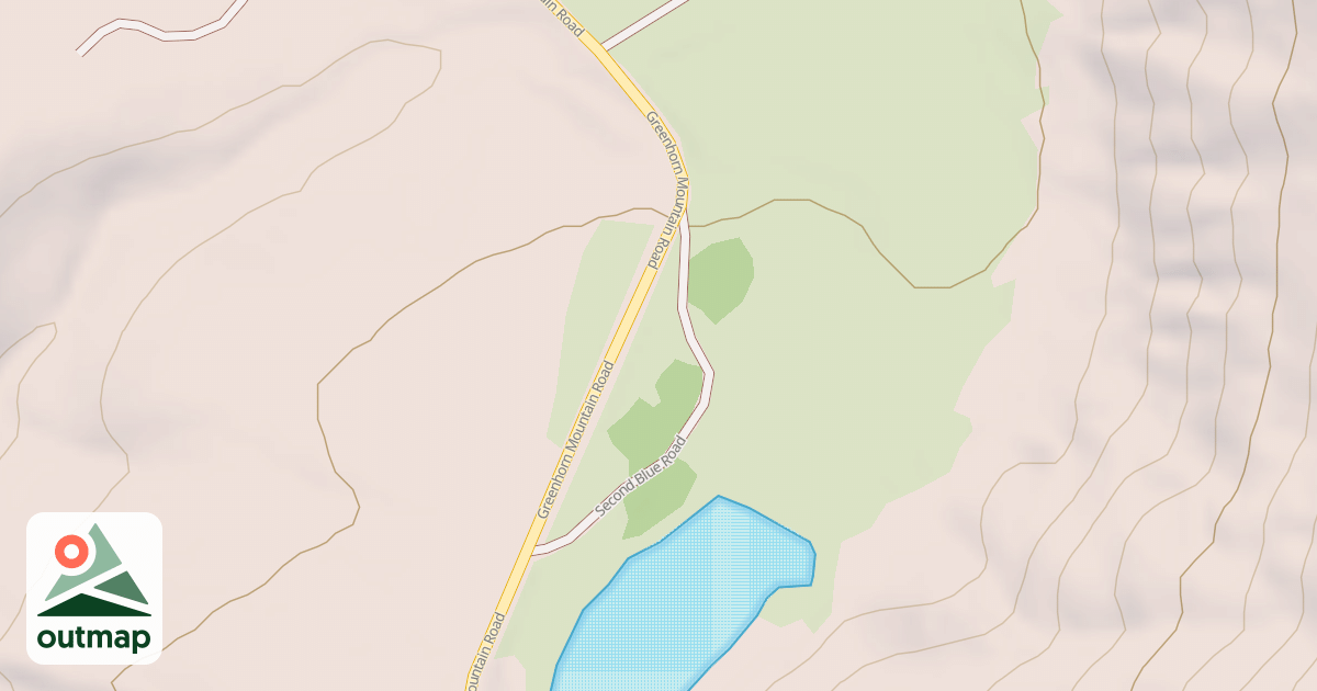 Map of SECOND BLUE