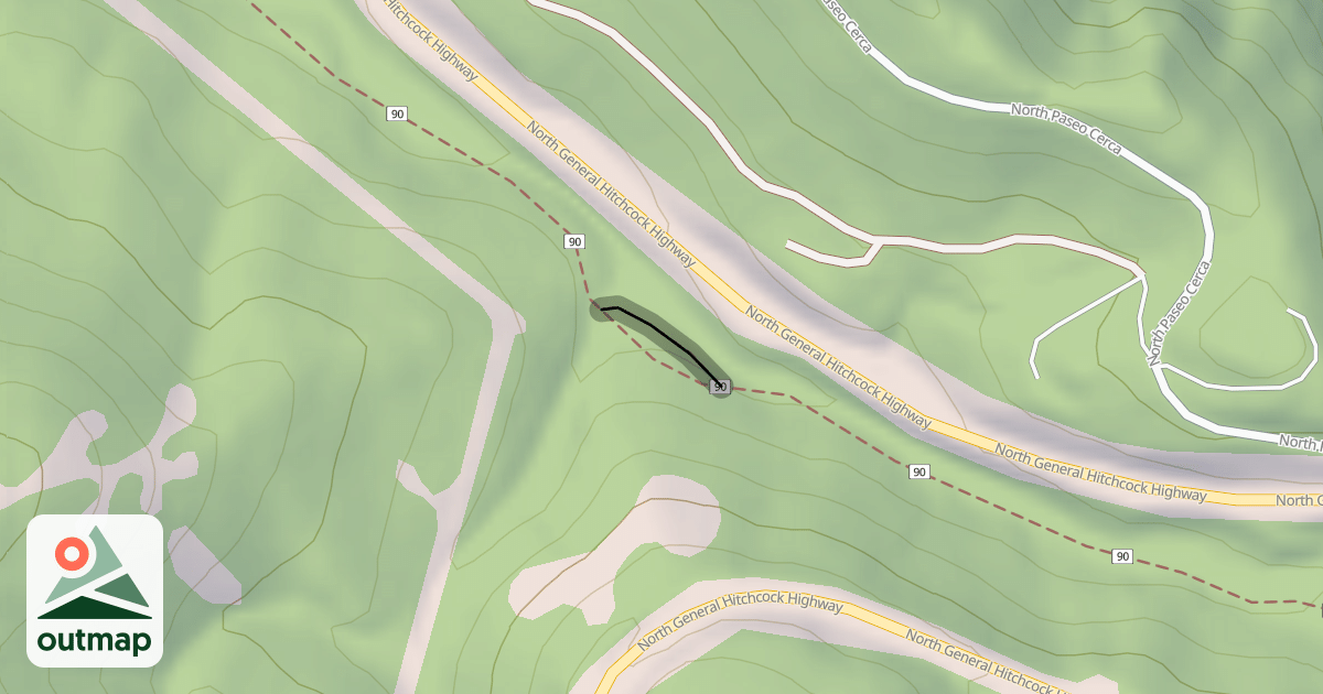 Map of Sunset Trail #90
