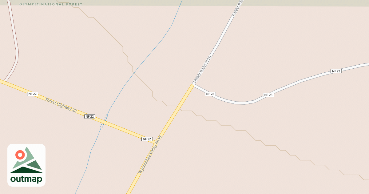 Map of WYNOOCHEE LOOP