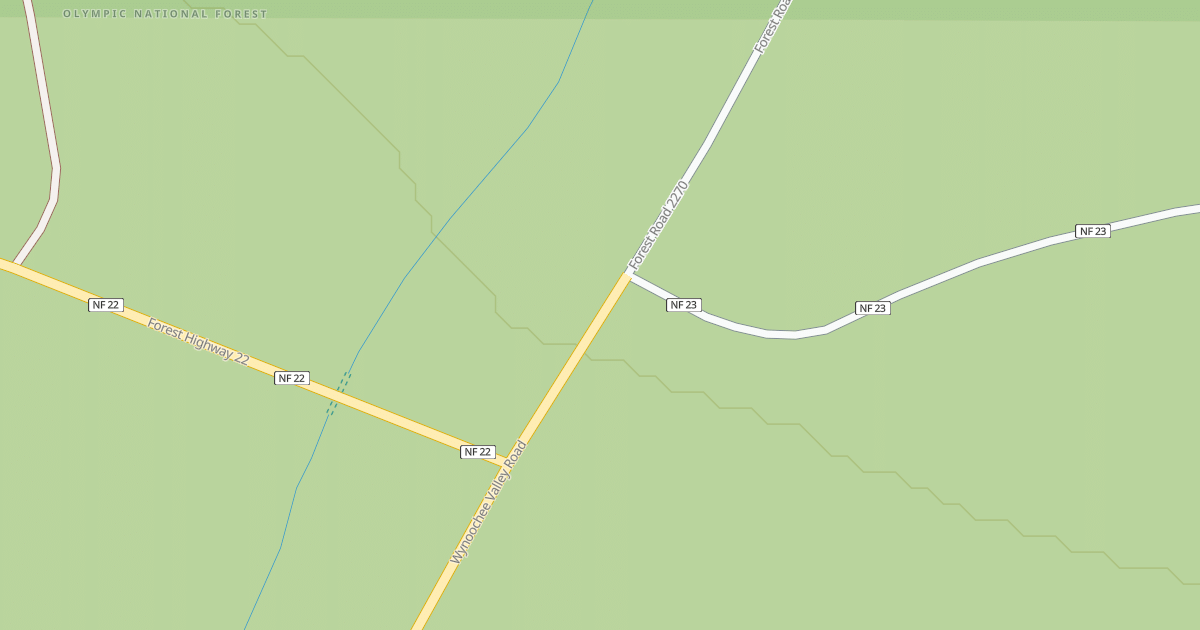Map preview of WYNOOCHEE LOOP