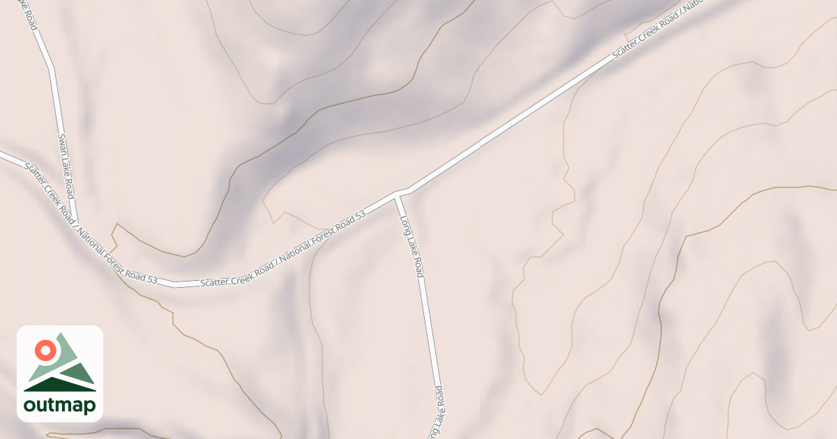 Map of LONG LAKE BOAT LAUNCH