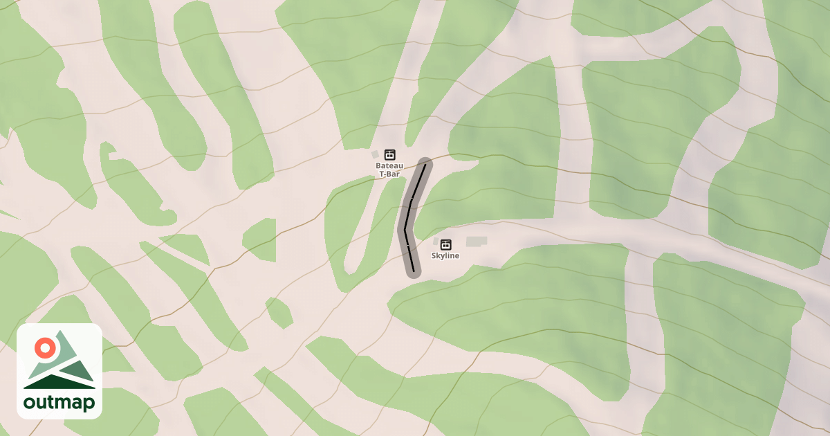 Map of West Sluice Chute