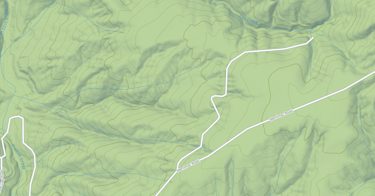 Map preview of PULGA-MERRIMAC SPUR A