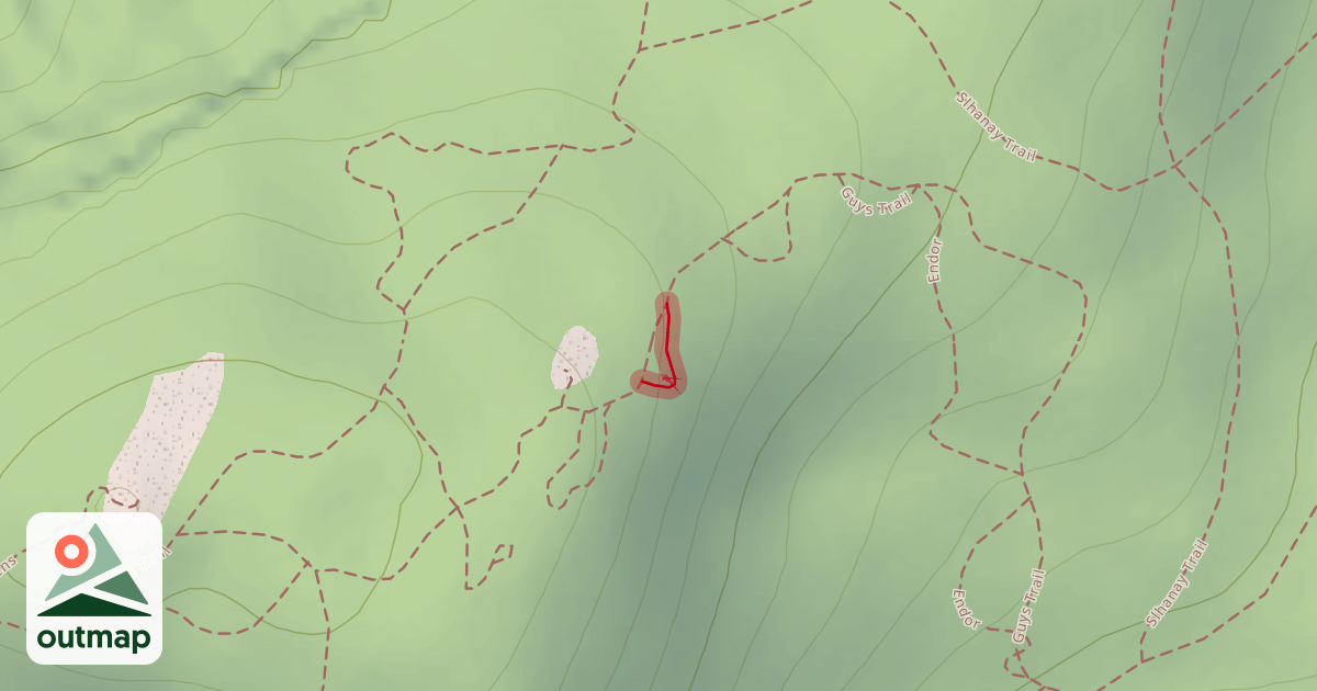 Map of Guys Trail