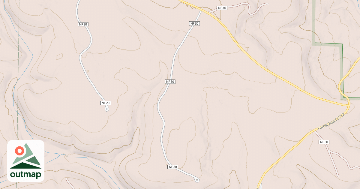 Map of USFS Motor Vehicle Use Map Roads {2AF6AB1F-E7EC-495D-BA64-7419516C3F45}