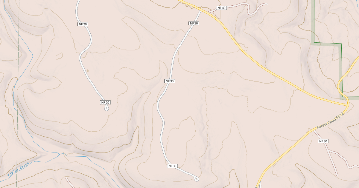 Map preview of USFS Motor Vehicle Use Map Roads {2AF6AB1F-E7EC-495D-BA64-7419516C3F45}