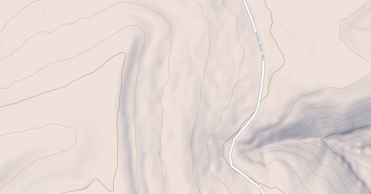 Map preview of USFS National Forest System Roads {61BE4A71-DAD7-4C4B-9292-1EDB599E79EE}